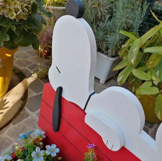 Cartoon Red Roof Planter Flower Pot