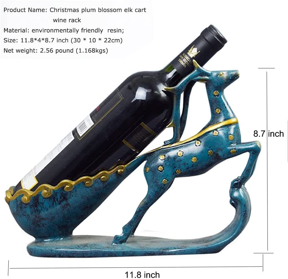 Running on Clouds Deer Wine Bottle Holder