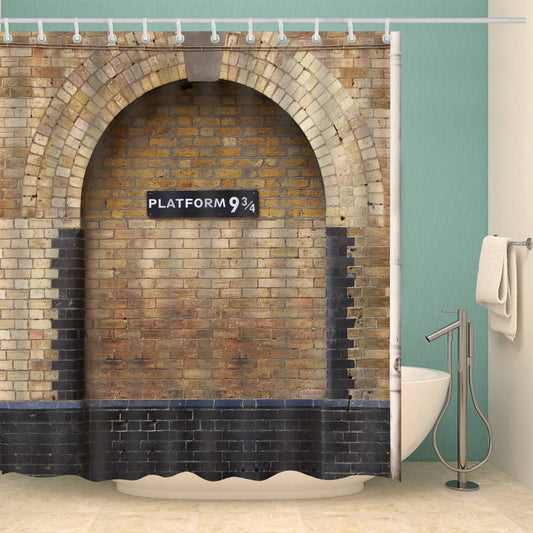 King's Cross Railway Station Platform 9 3/4 Shower Curtain