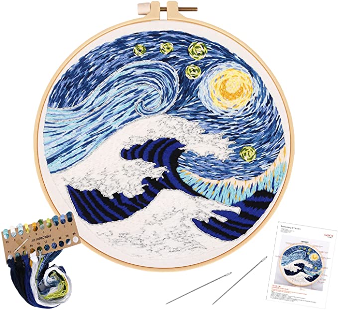 Van Gogh Starry Night Embroidery Kits