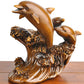 Dolphin Wine Bottle Holder Jumping Ocean Wave Wine Rack