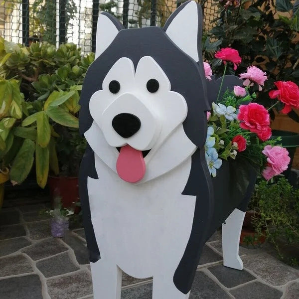 47+ Dog Breed Shaped Planter Flower Pot