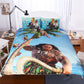 Anime Moana Maui Bed Sheets Duvet Covers Bedding Sets