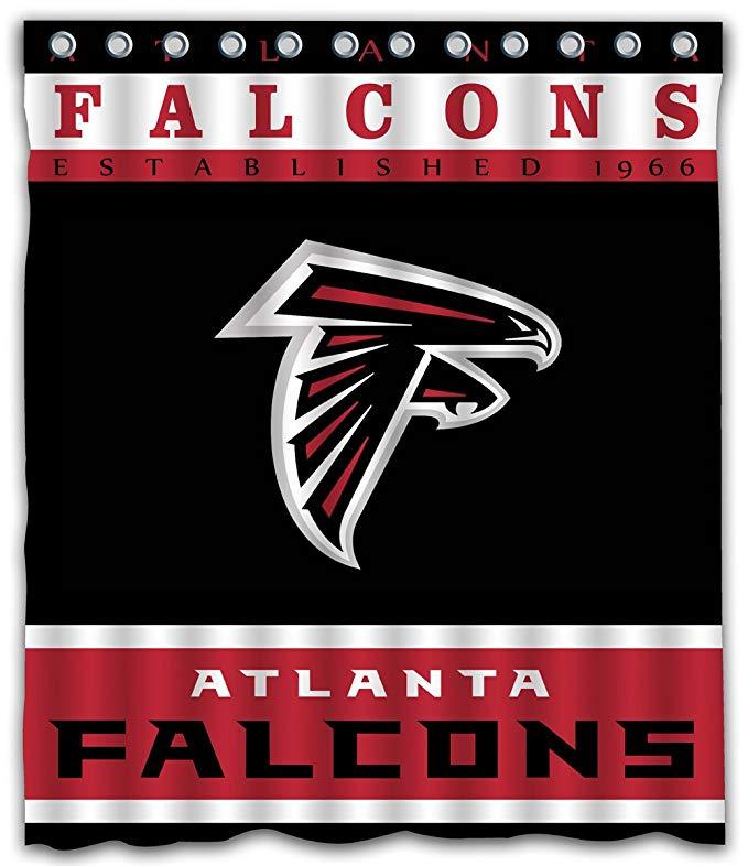 Football Team Flag Sport Atlanta Falcons Shower Curtain