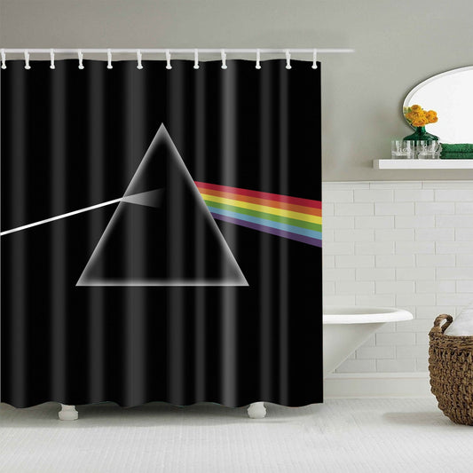 Pink Floyd Prism Album Cover Shower Curtain