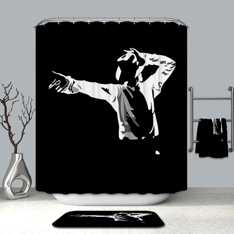 Dancing Art Michael Jackson Shower Curtain