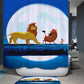Cartoon Animal Anime The Lion King Shower Curtain