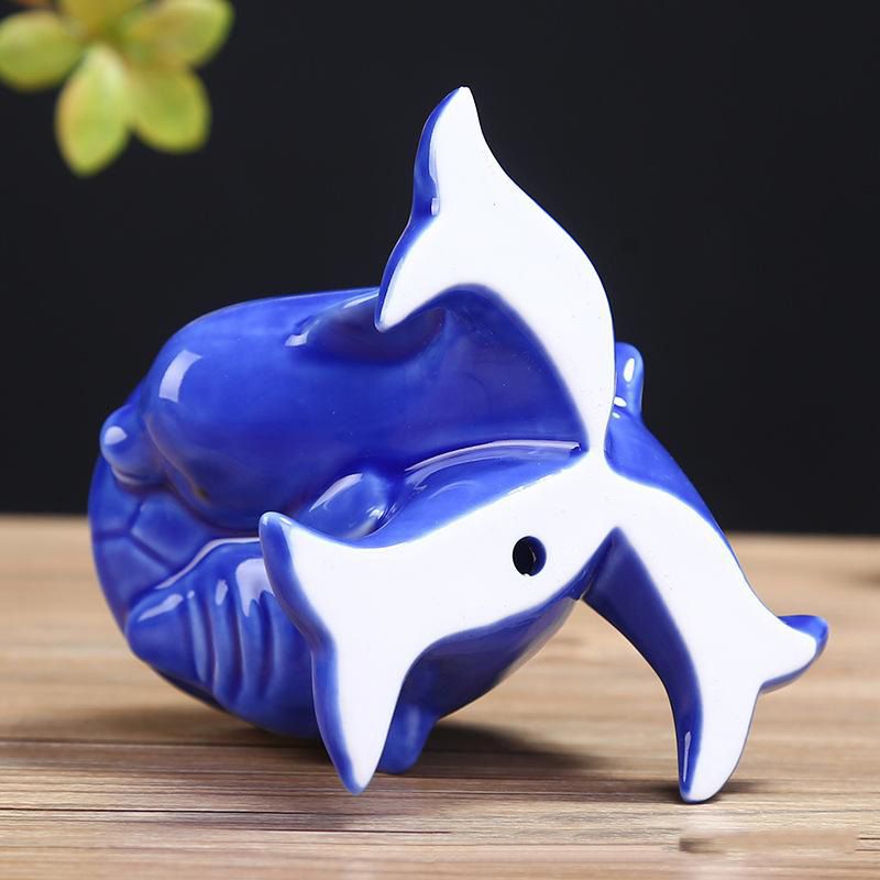 Dolphin Small Succulent Planter Oval Indoor Cactus Plant Pot