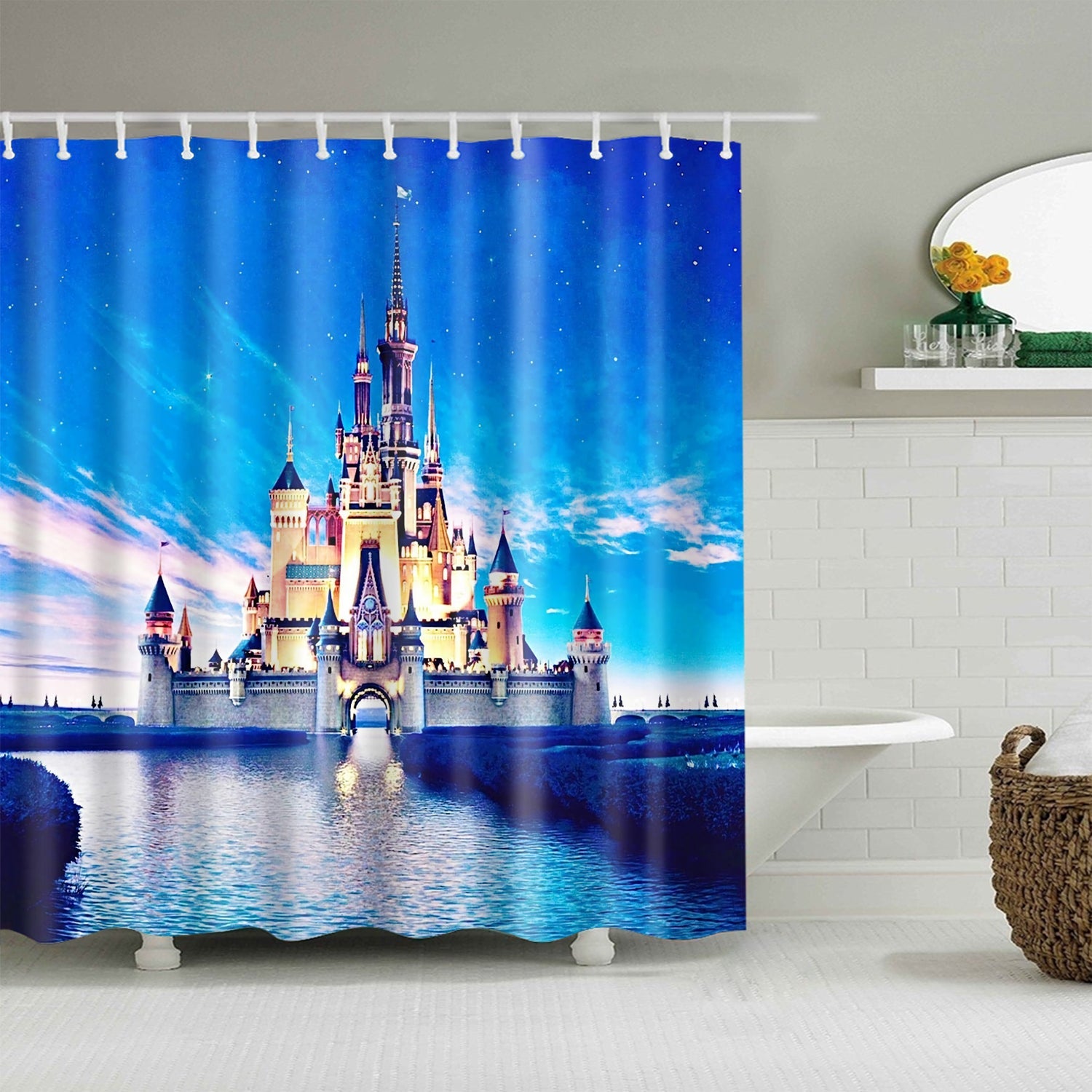 Cinderella Castle Shower Curtain