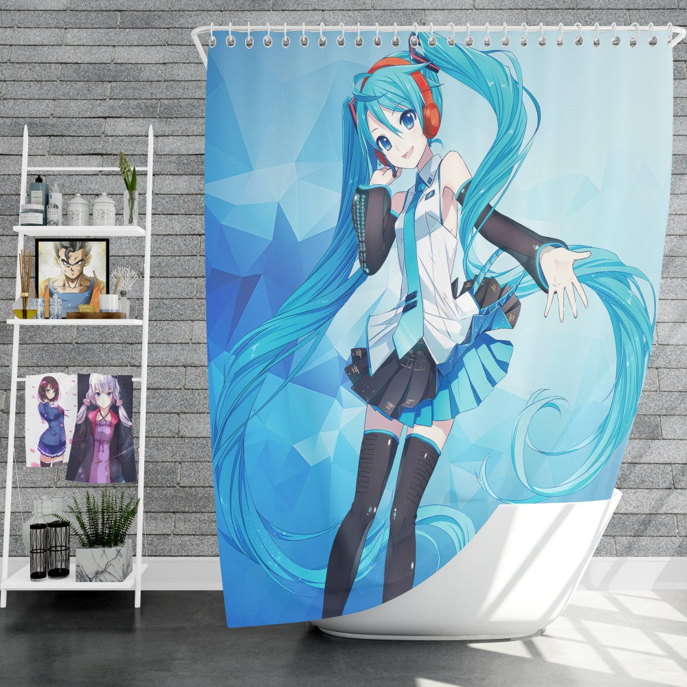 Anime GIrl Shower Curtain