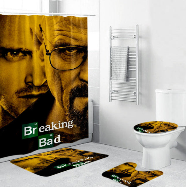 Rideau de douche Breaking Bad, décor de salle de bain vidéo Show ...