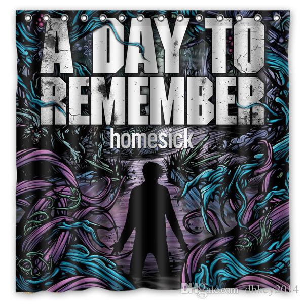Gothic Homesick A Day To Remember Shower Curtain