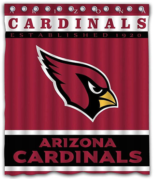 Football Team Flag ARIZONA CARDINALS Shower Curtain