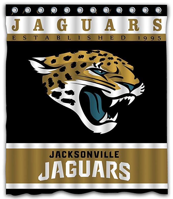 Jacksonville Football Team Jaguars Shower Curtain