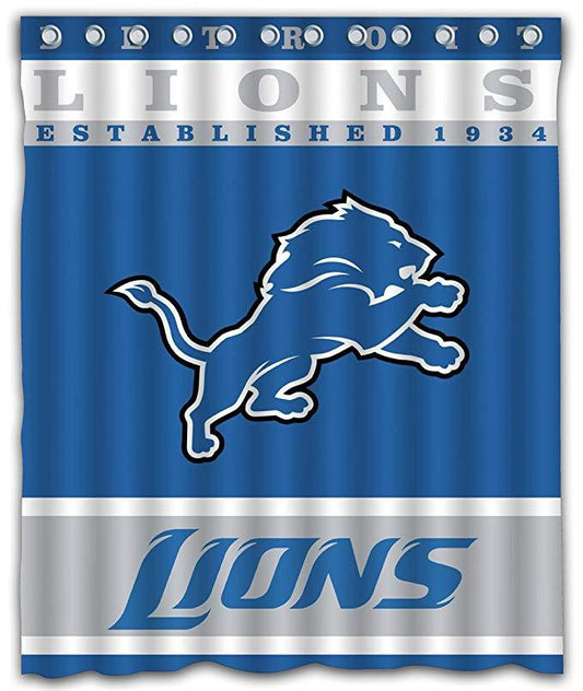 Football Team Flag Lions Shower Curtain