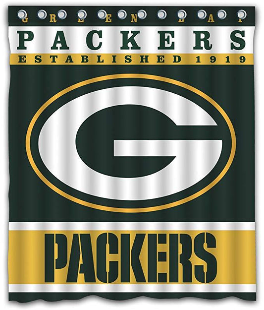 Football Team Flag PACKERS Shower Curtain