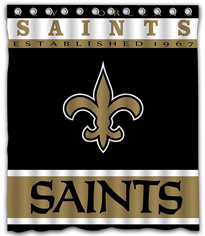 Football Team Flag Saints Shower Curtain