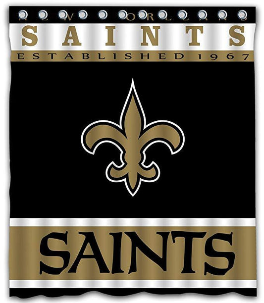 Football Team Flag Saints Shower Curtain