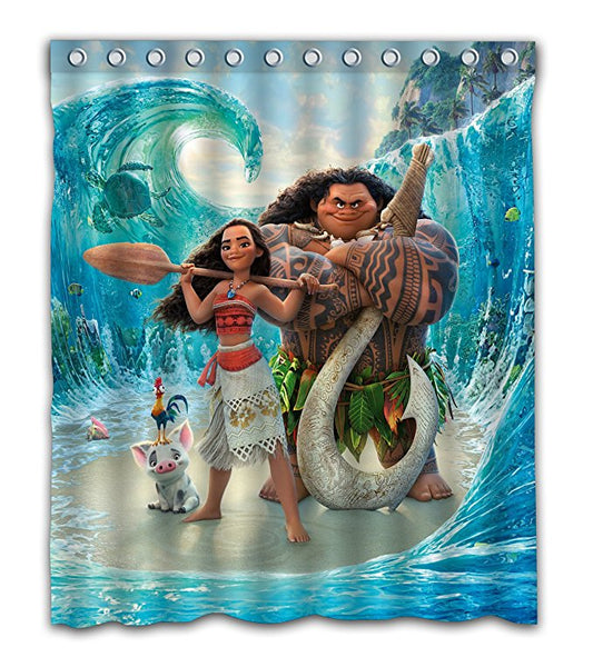 Cartoon Movie Poster Shower Curtain