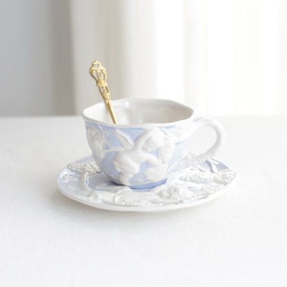 Eden of Angel Cup and Saucer Set French Style Teacup