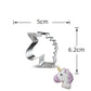 9 Pieces Girly Unicorn Cookie Cutters Fantasy Animal Kids Biscuit Fondant Set Baking Mold