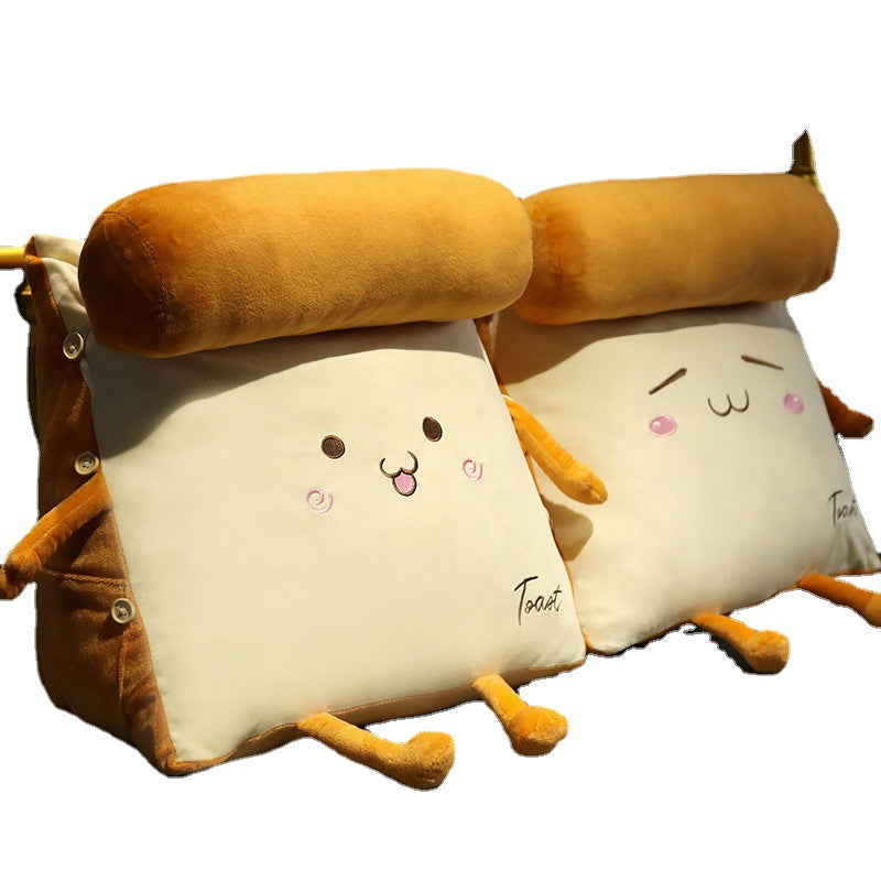 Triangle Shape Toast Bread Plush Pillow
