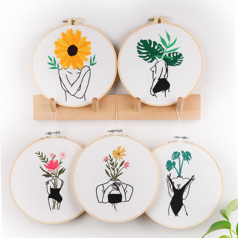 Modern Sexy Lady Embroidery Kits