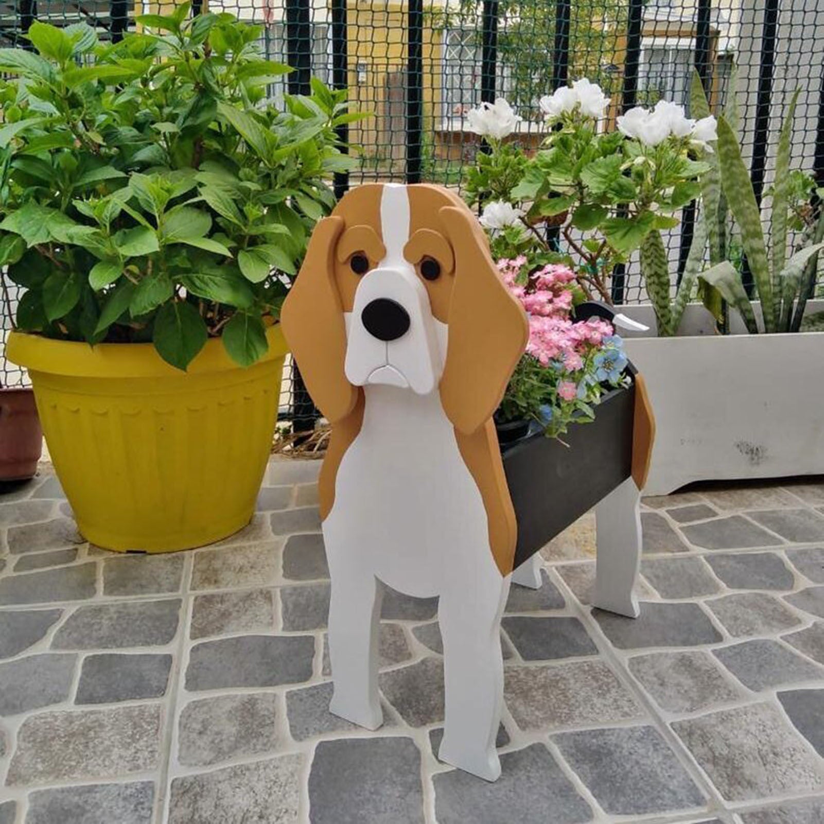 Beagle Succulent Dog Planter Pot