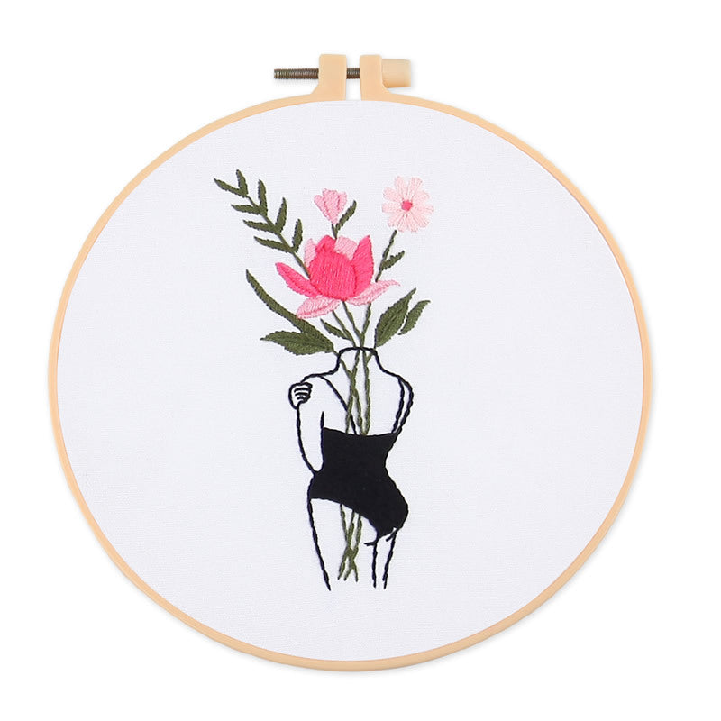 Modern Sexy Lady Embroidery Kits