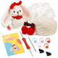 Bow Tie Rabbit Crochet Kit for Beginners