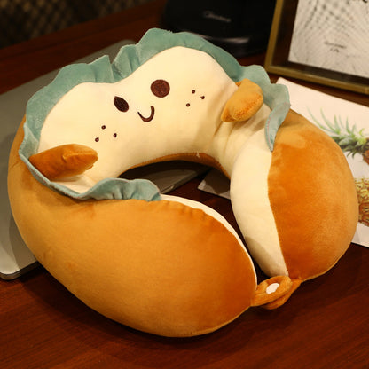 Cartoon Cute Bread Toast Neck Pillow