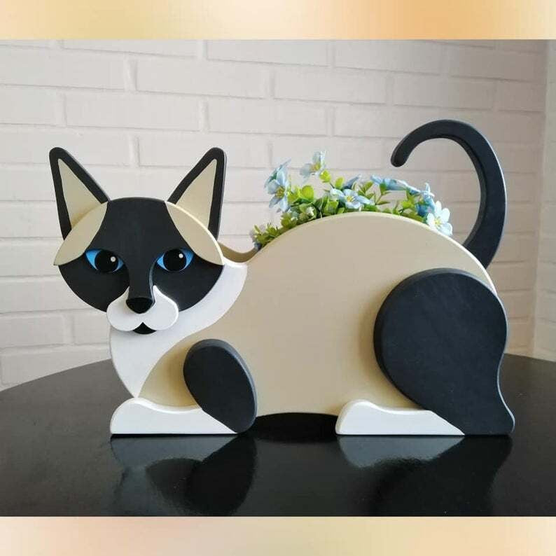 Cat Planters Box Flower Pot