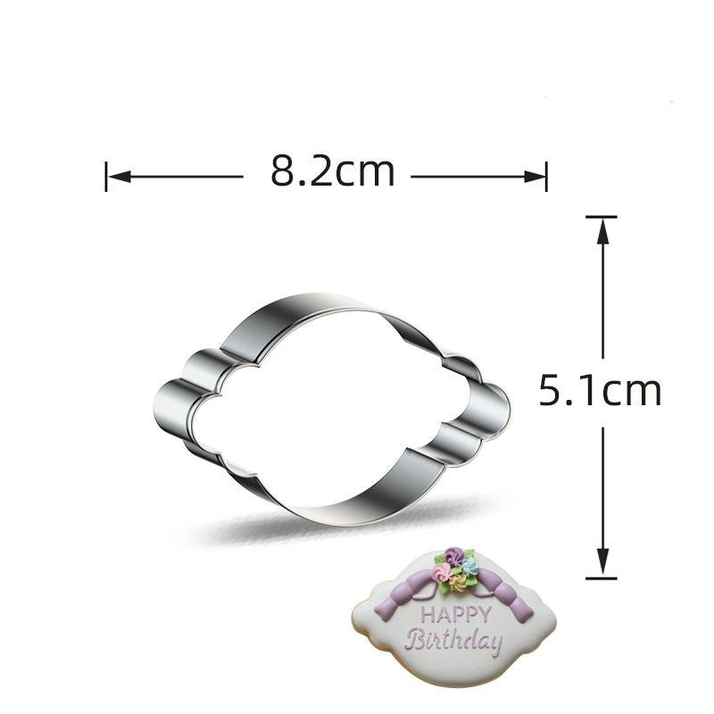 9 Pieces Girly Unicorn Cookie Cutters Fantasy Animal Kids Biscuit Fondant Set Baking Mold
