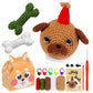 Brown Pug Crochet Kit for Beginners