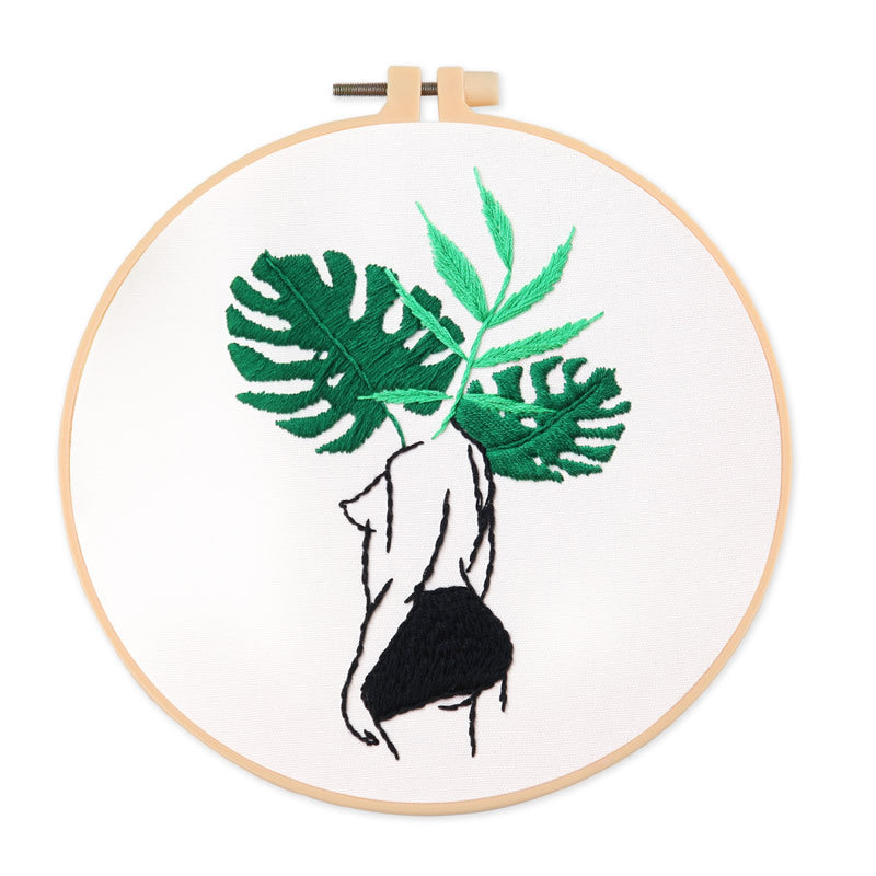 Modern Sexy Lady Embroidery Kits