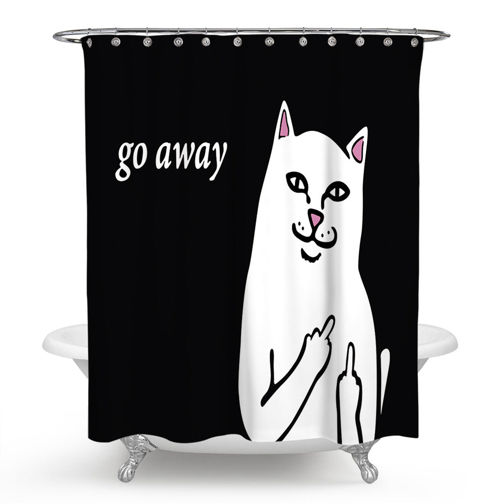 Lord Nermal Ripndip Shower Curtain Set - 4 Pcs