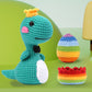 Dinosaur with Eggs Crochet Kit for Beginners