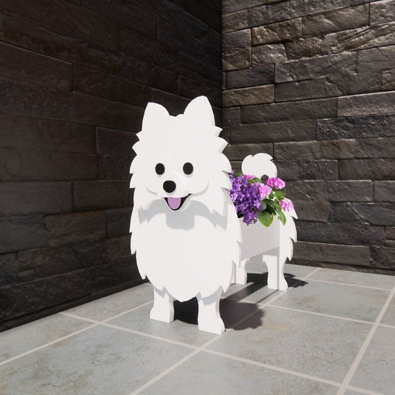 47+ Dog Breed Shaped Planter Flower Pot