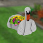Romantic Swan Brid Planter Flower Pot