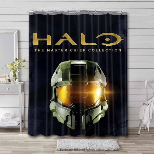 Duschvorhang Halo Infinite, The Master Chief, Videospiel, 180x180cm