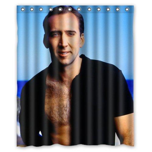 Unique Character Nic Nicolas Cage Shower Curtain