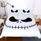White and Black Jack Skellington Nightmare before Christmas Duvet Covers Bedding Sets