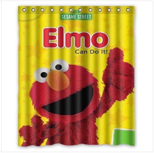 Muppet Monster Elmo Shower Curtain