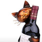 Wrought Iron Art Cat Wine Bottle Holder