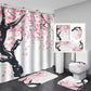 Beautiful Natural Tree Pink Cherry Blossom Shower Curtain